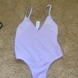 forever 21 lavender body suit